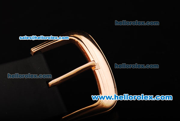 Franck Muller Conquistador F1 Singapore GP Chronograph Quartz Movement Rose Gold Case with Black Arabic Numerals and Rose Gold Bezel - Click Image to Close